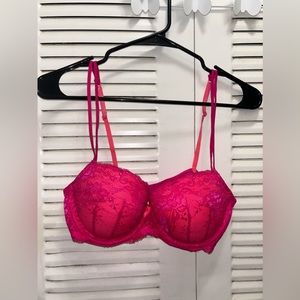 Candies hot pink push up bra